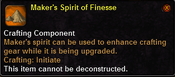 Maker's Spirit of Finesse