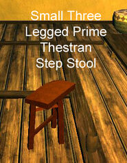 Small Three Legged Prime Thestran Step Stool