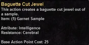 Mineralogist Stage 1: Baguette Cut Jewel (Garnet)