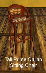 Tall Prime Qalian Sitting Chair