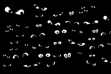 scary animal eyes clip art