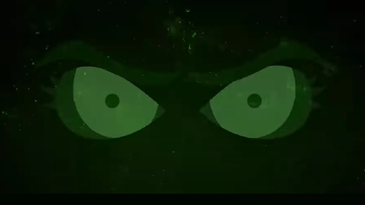 Vector Stock Big cartoon eyes, halloween, flat, decoration Vector