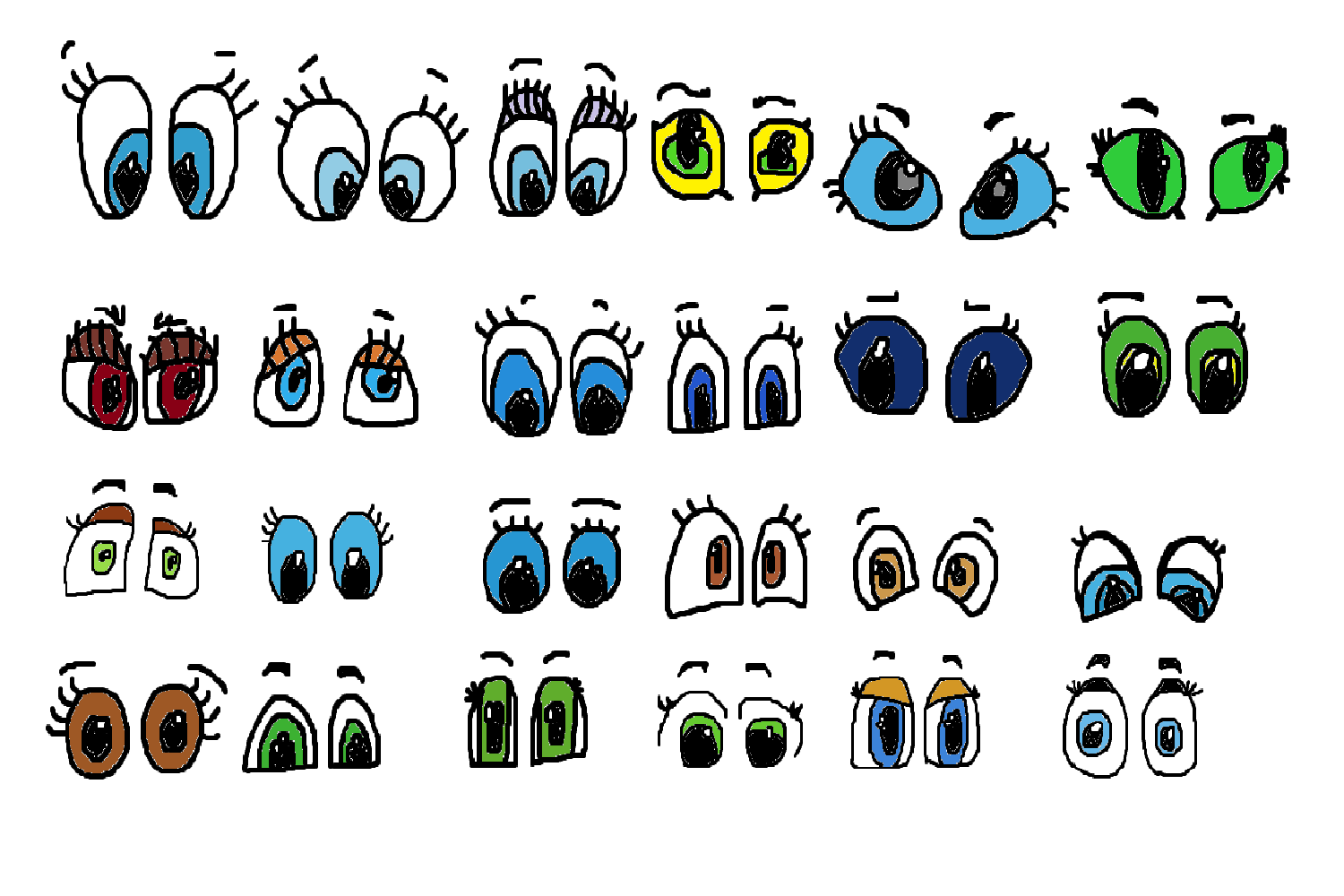 Royalty Vector Stock - Set of cartoon eyes emotions to create characters for the white background | Vector Stock Wiki | Fandom Royalty Vector Stock - Set of cartoon eyes emotions to create characters for the white background | Vector Stock Wiki | Fandom
