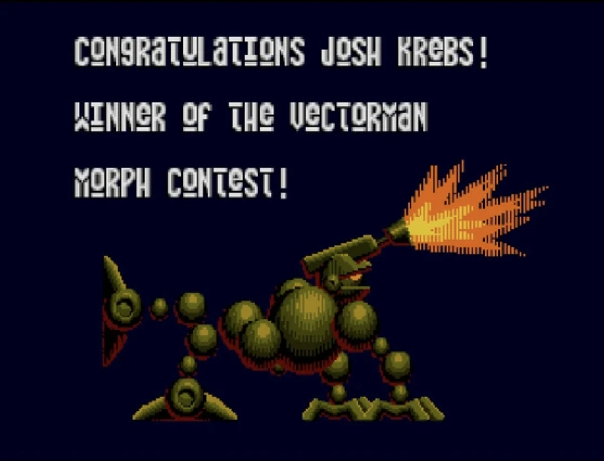 Contest Winner | VectorMan Sega Wiki | Fandom