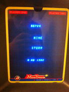 KilleRotom's Mine Storm score. Lots of stupid deaths on this one.