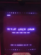 2600 - My new high score on Spike Goes Down : I even got to a new platform type made of mini Space Invaders!