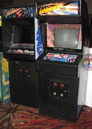 Vector arcade cousins Asteroids and Asteroids Deluxe.