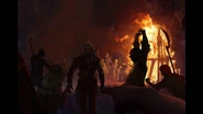 Смерть Абигейл воспоминания.jpg (297 КБ) Кметы сжигают Абигайл заживо, воспоминания Геральта