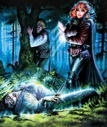 Висенна на обложке рассказа «Дорога без возврата»