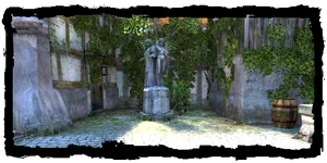 Places Melitele statue