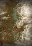 Долина Каэр Морхен изображение карты
