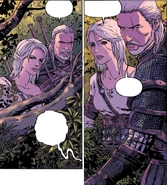 ЦириГер ПВ.png (1,09 МБ) Геральт и Цири в комиксе «Ведьмак: Проклятие воронов»