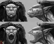 Witcher62.jpg (154 КБ) Концепт-арт стрыги к игре Ведьмак