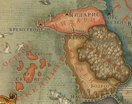 Карта западного побережья В2