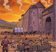 Новиград2ПВ.png (1,43 МБ) Ворота города в комиксе «Ведьмак: Проклятие воронов»