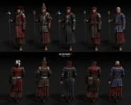 Концепт-арт чародеев для Ведьмак 2: Убийцы королей