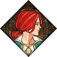 Мозаичный аватар Трисс в Гвинте