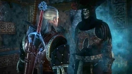 Призрак знамяносца и Геральт