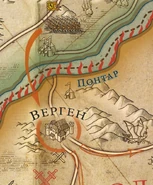 Верген на карте Долины Понтара