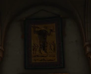 Мыргыфф5.png (313 КБ) Гобелен в банкетном зале Каэр Трольде, изображающий битву с Мыргыффом