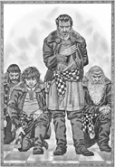 Делегация островитян, иллюстрация Александра Продана