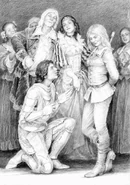 Свадьба Геральта, иллюстрация Дениса Гордеева