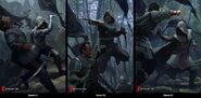 Концепт-арт нильфгаардского убийцы для игры Гвинт: Ведьмак. Карточная игра