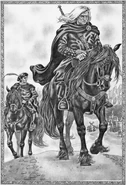 Геральт и Лютик, иллюстрация Александра Продана