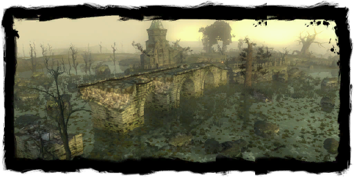 Ласточкино зелье ведьмак 1. Ведьмак концепт арт локации. Ведьмак 1 игра болота. Мрачное кладбище. Храмовый квартал вызимы.