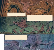 Нападение стрыги в комиксе «Ведьмак: Проклятие воронов»