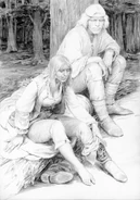 Мильва Гордеев 1.png (533 КБ) Мильва и Геральт, иллюстрация Дениса Гордеева