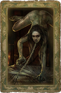 Эротическая карточка с Королевой Ночи, Ведьмак
