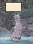 Цири в комиксе «Ведьмак: Проклятие воронов»