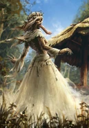 Полуденница1ГВ.jpeg (96 КБ) Полуденница, призовой арт для игры Гвинт: Ведьмак. Карточная игра