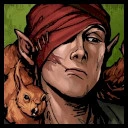 Аватар Иорвета вместе с белкой, Гвинт: Ведьмак. Карточная игра