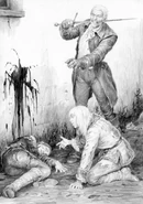 Лео Бонарт убивает «Крыс», иллюстрация Дениса Гордеева