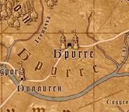 Карта Бругге