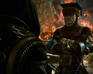 Кардуин после окончания Собрания говорит с Геральтом