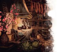 Интерьер веленской хаты, «Ведьмак: Кулинарная книга»