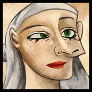 Рисунок Цири от Ге'эльса, аватар в Гвинте