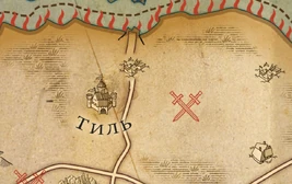 Тиль на карте