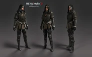 Рендер Цинтии для игры Ведьмак 2: Убийцы королей
