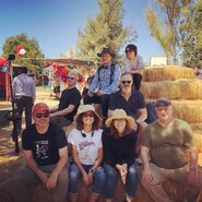 Crew on hay. (Sept 18, 2018)