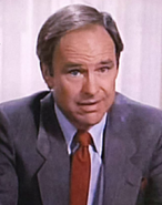 Actor Robert Pine in 1990, showing how Stevenson would've looked during his presidency.