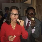 Delicious snacks on set. (December 8, 2016)