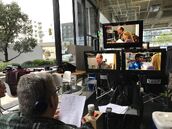 Video village. (January 20, 2017)