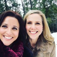 JLD and Sally Phillips. (January 20, 2016)