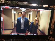 Amy/Dan in motel hallway. (August 15, 2018)