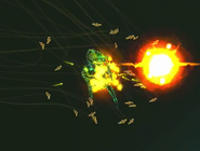 Yellowjacket Drones Swarming an Ancient Reaper.