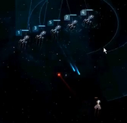 Rapture Cruisers finishing off a lone Corinthian Cruiser